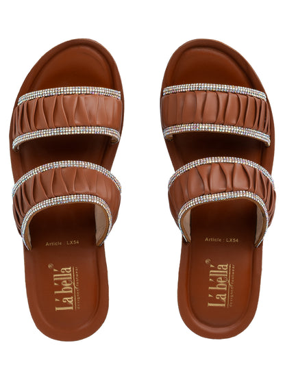 Labella Women's Sandal With Slip-On For LX54