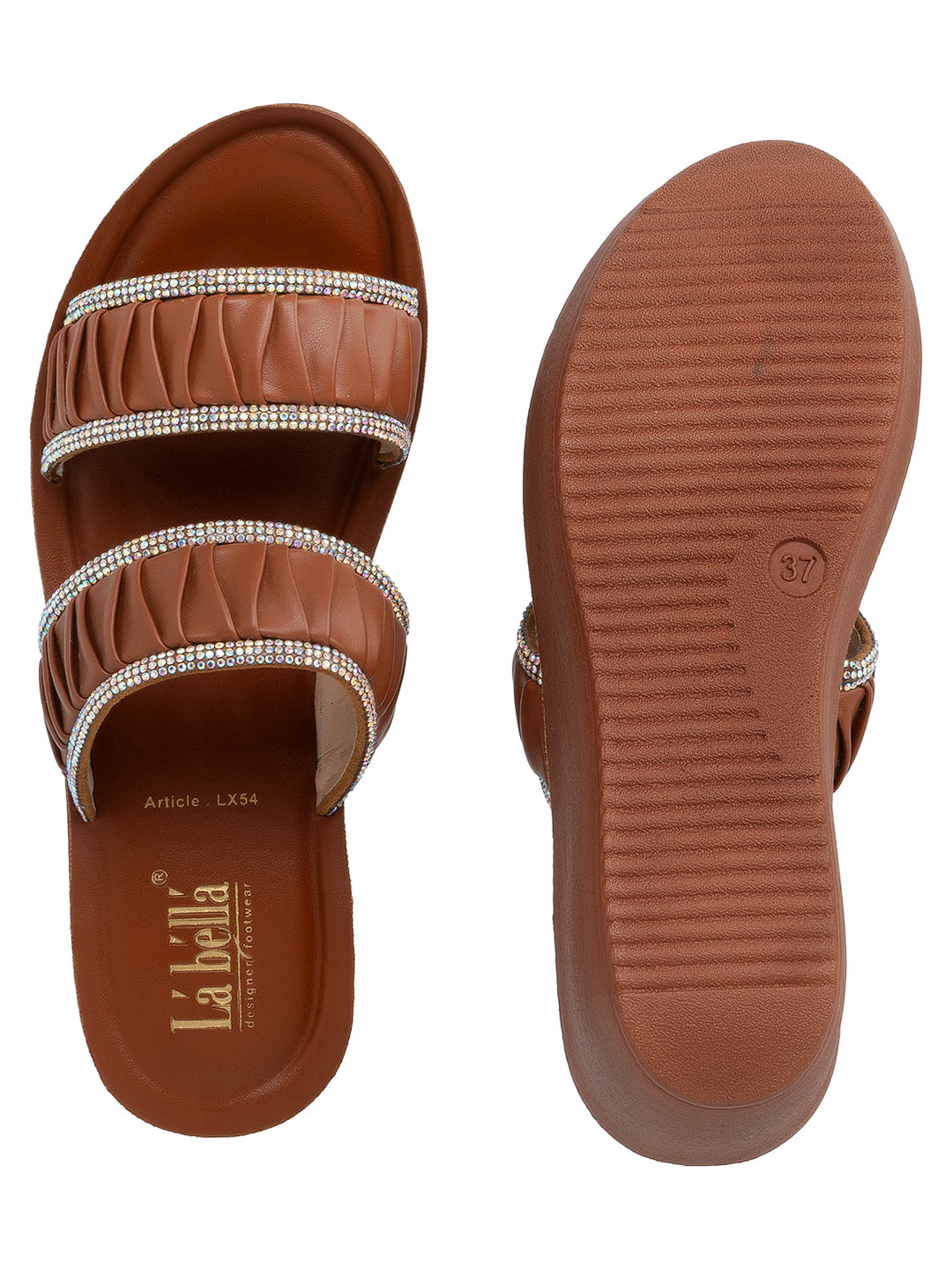 Labella Women's Sandal With Slip-On For LX54