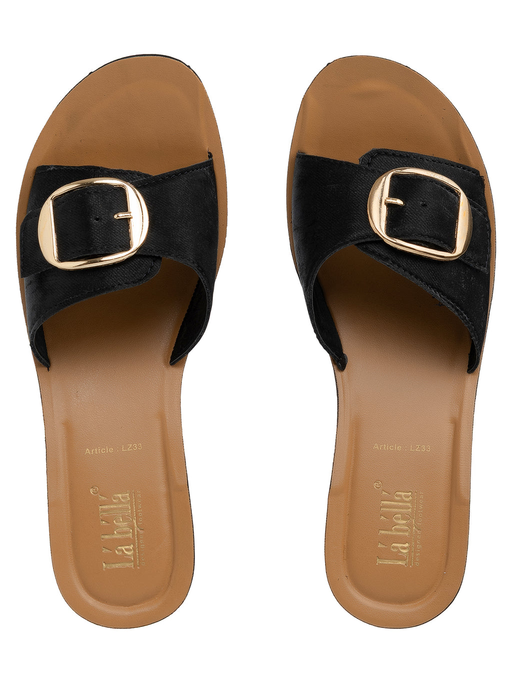 Textured Buckle Open-Toe Wedge Sandals | Women's Platform Slides