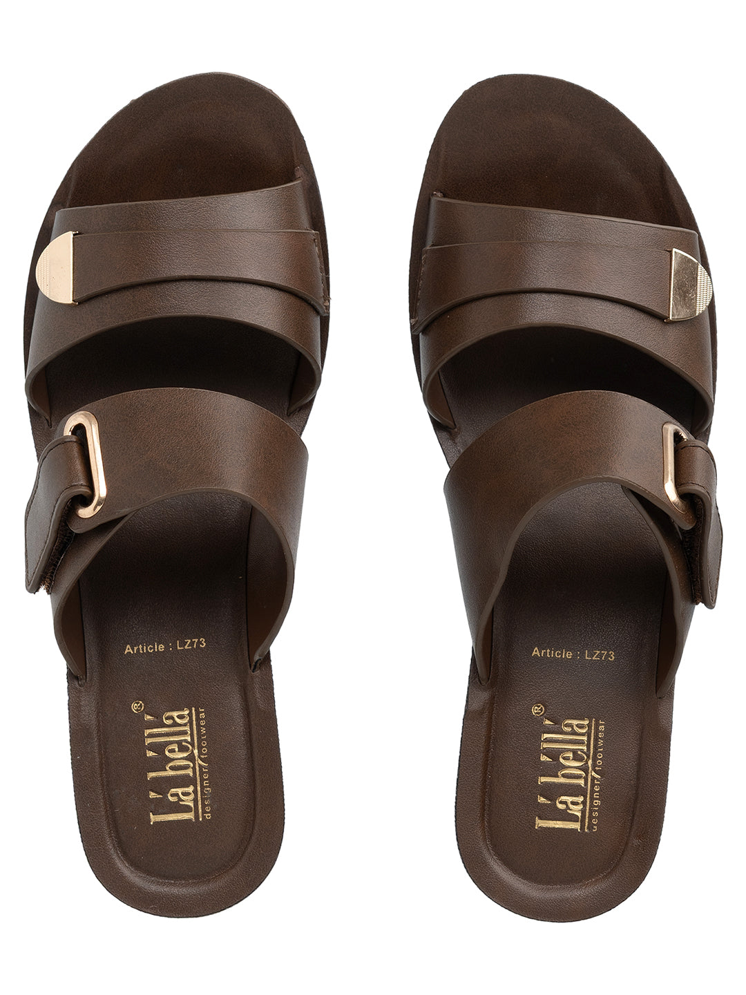Dual-Strap Buckled Wedge Mules | Women's Casual Hills  Sandals