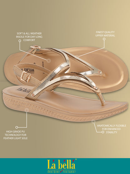 Labella Women's Sandal With Slip-On For MI02